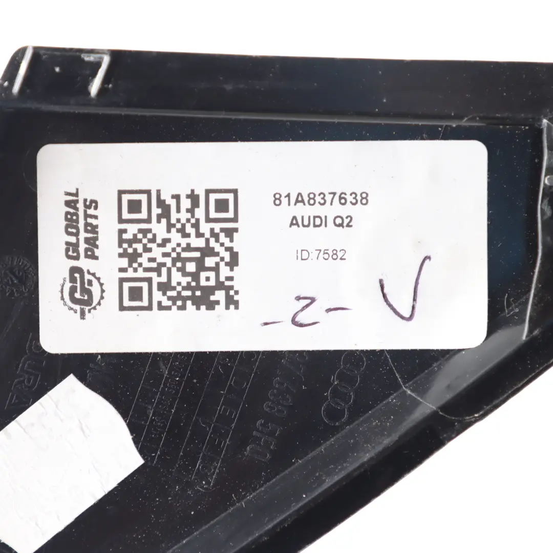 Audi Q2 GA Triangle Cover Trim Rear Door Corner Right O/S 81A837638