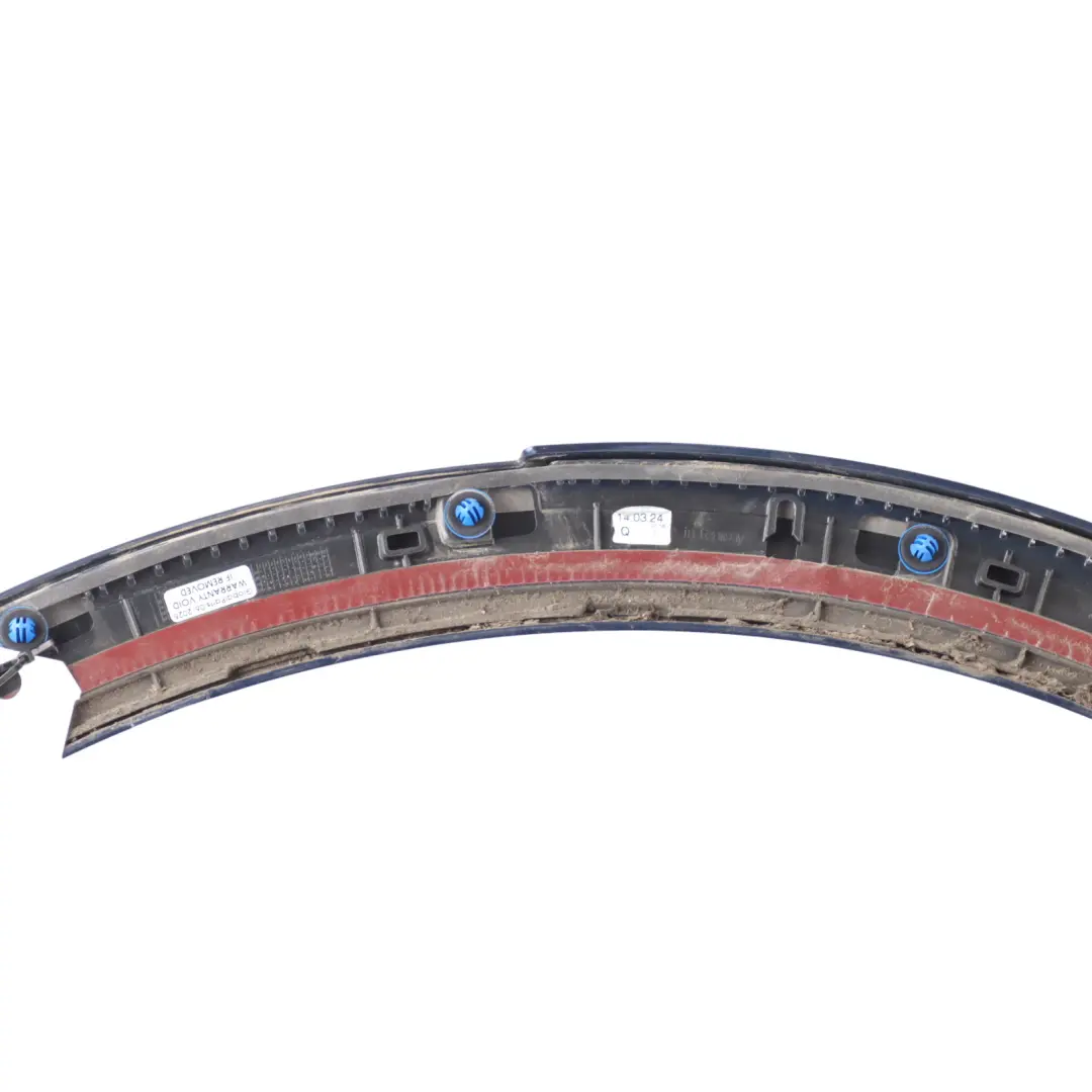 Side Fender Strip Wheel Arch Left N/S Navarra Blue Metallic-H5X Audi Q2 GA Rear - SKU 81A853817A-NAB - Part number 81A853817A