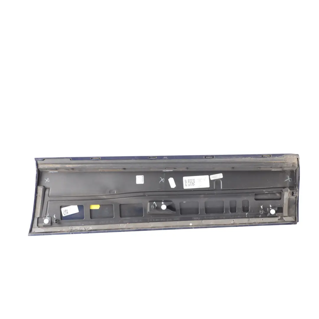 Side Door Moulding Trim Cover Right O/S Strip Navarra Blue H5X Audi Q2 GA Rear - SKU 81A853970A-NAB - Part number 81A853970A