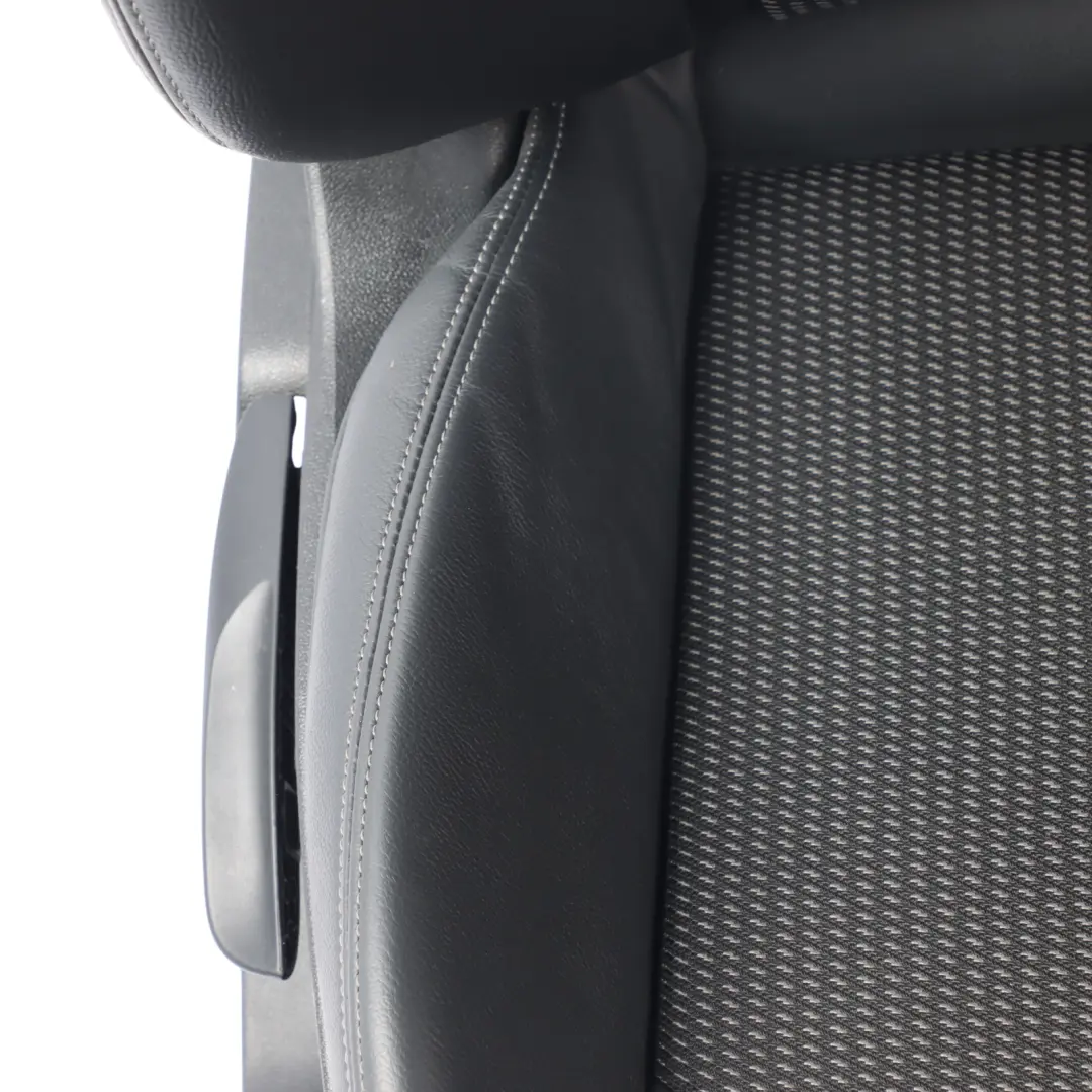 Audi Q2 GA Fotel Przód Prawy Przedni S Line Pół Skóra Czarno Szary