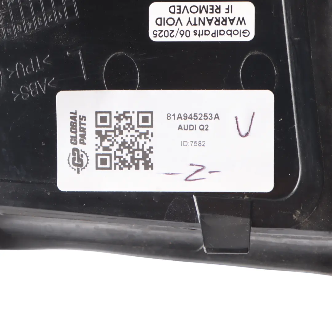 Audi Q2 GA Rear Boot Trunk Luggage Tailgate Left N/S Trim Panel 81A945253A