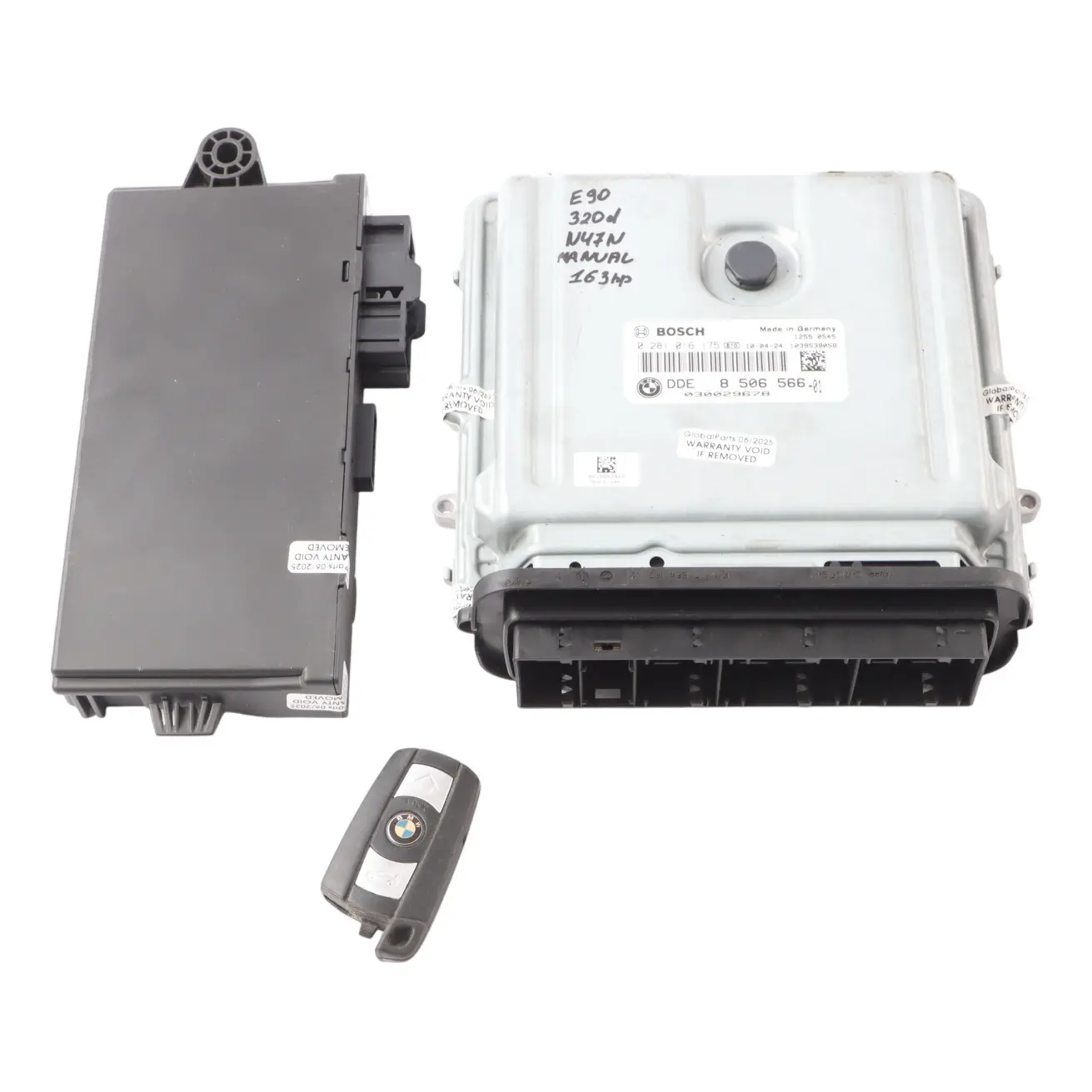 BMW E90 E91 E92 LCI 320d N47N 163HP Engine Unit ECU Kit DDE 8506566 Manual