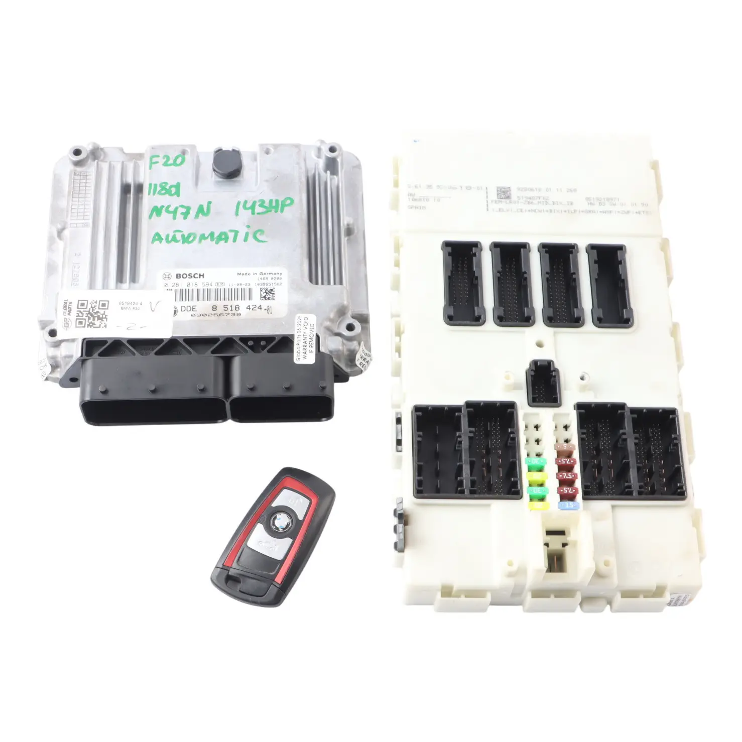BMW F20 F30 118d 318d N47N 143HP Engine ECU Kit DDE 8518424 Automatic