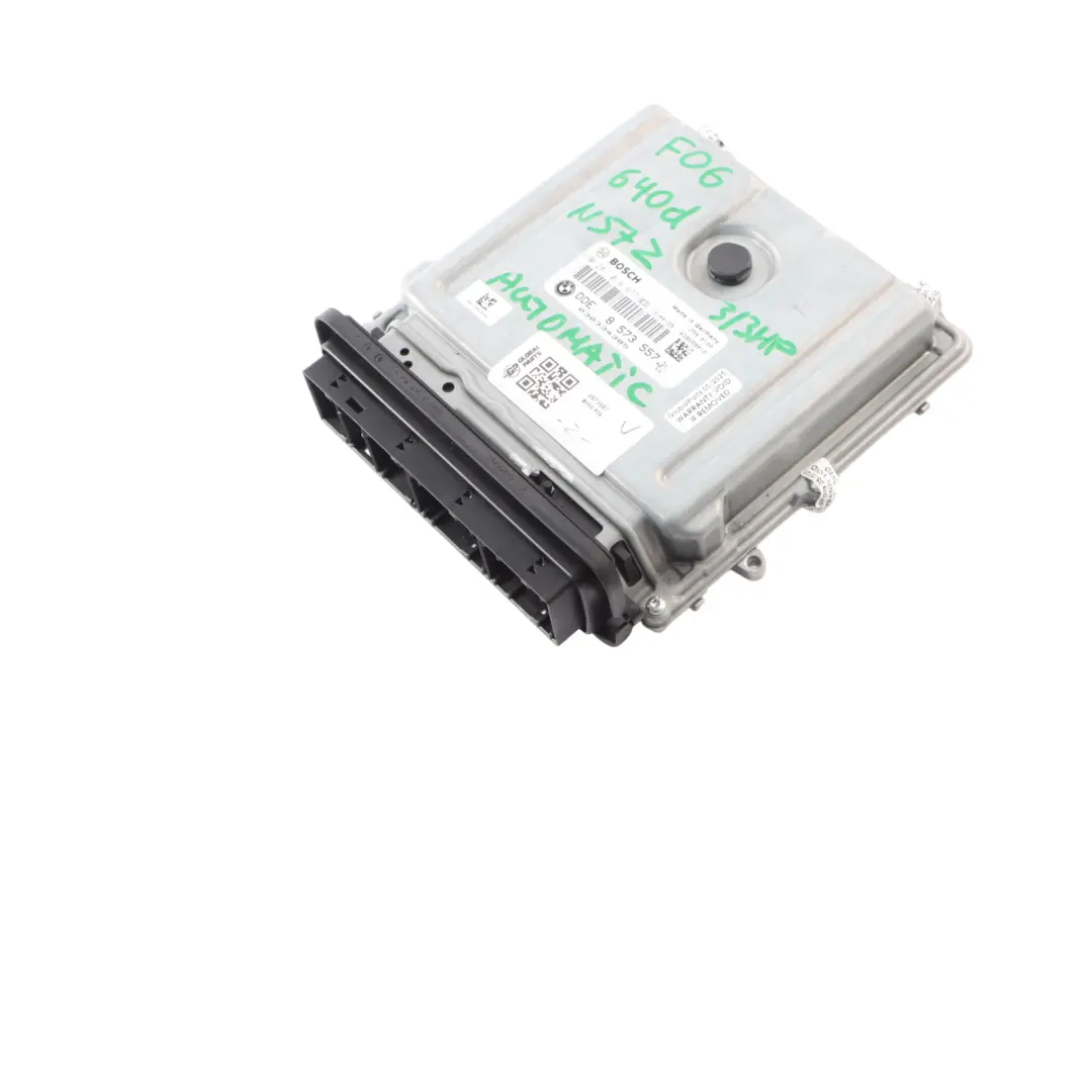 BMW F06 F12 F13 640d N57Z 313HP Engine Module Unit ECU DDE 8573557 Automatic
