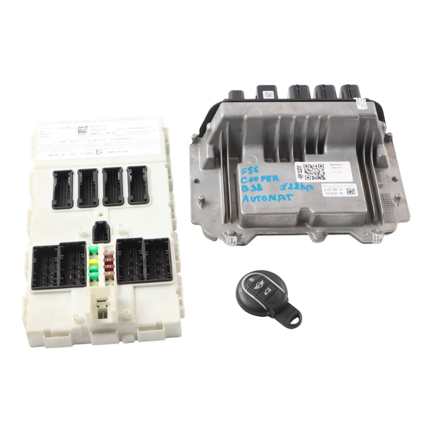 Mini F54 F55 F57 B38 136HP Petrol Engine Control ECU Kit DME 8674258 Automatic