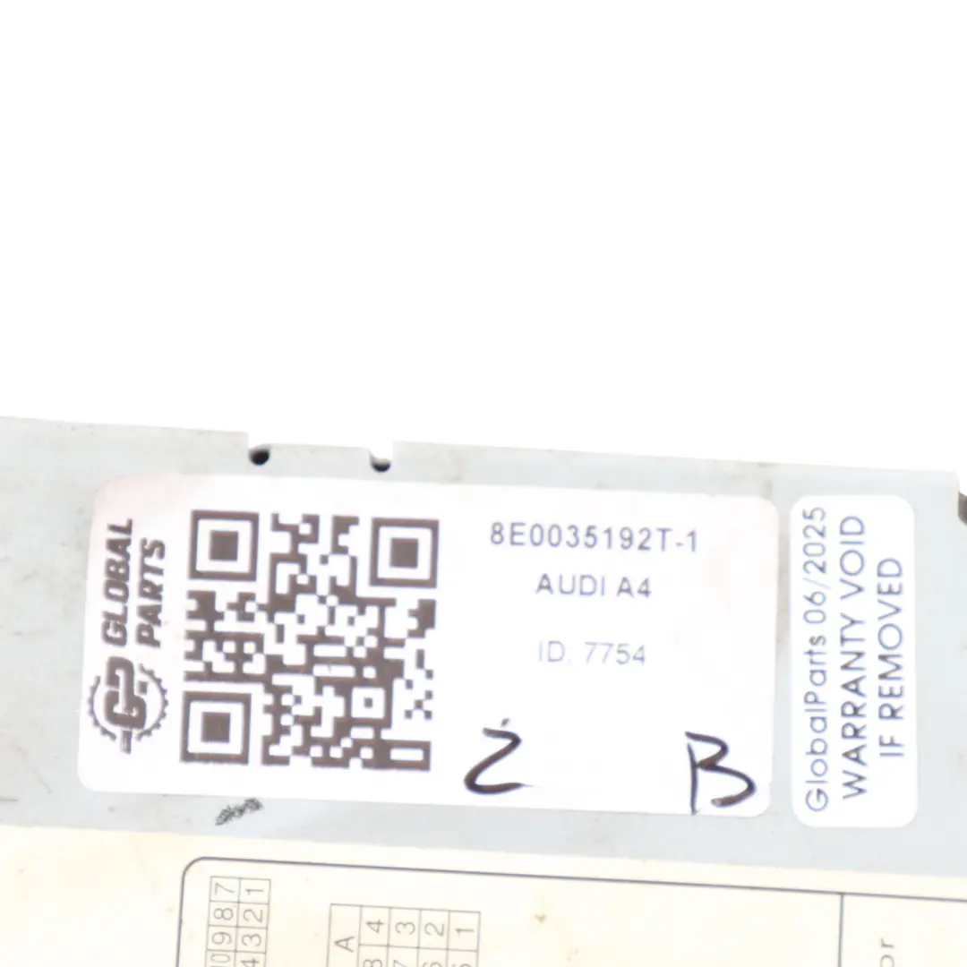 Sat Navi Stereo Radio Audio Head Unit CD Player Audi A4 B7 - SKU 8E0035192T-1 - Part number 8E0035192T