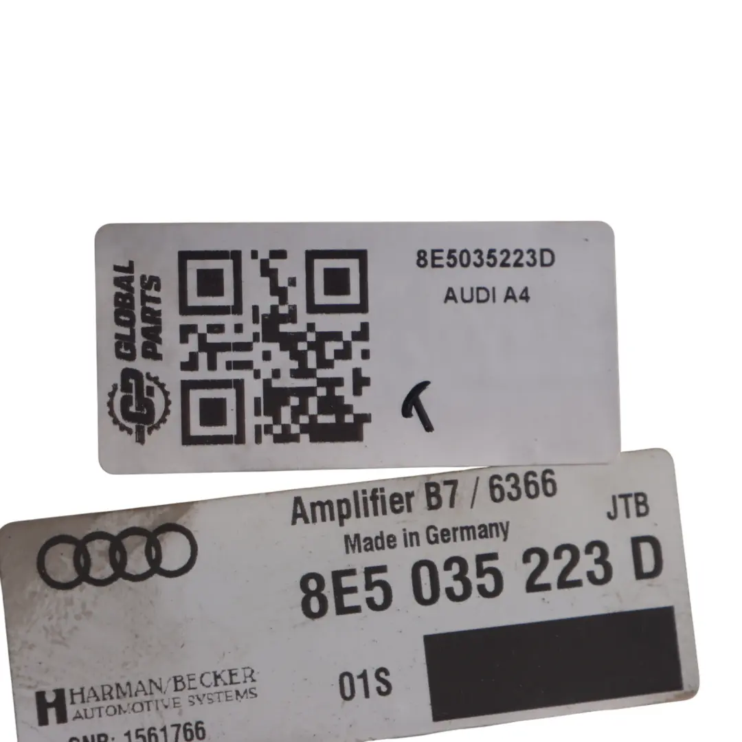 Audi A4 B7 Stereo Radio Sound Audio Amplifier Module Harman Becker 8E5035223D