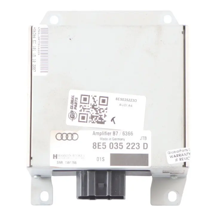 Audi A4 B7 Stereo Radio Sound Audio Amplifier Module Harman Becker 8E5035223D