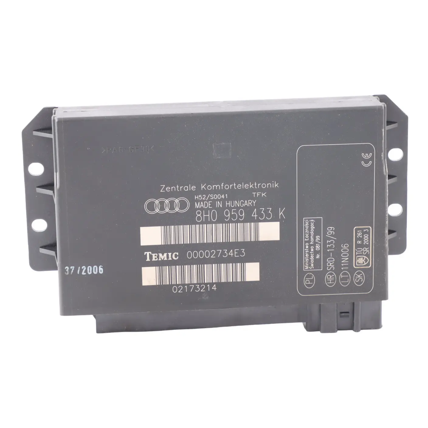 Audi A4 B7 Cabrio Body Comfort Central Control Unit Module BCM ECU 8H0959433K