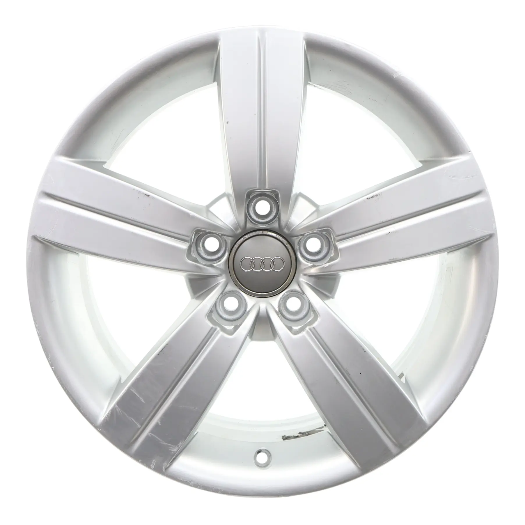 Audi TT Mk2 8J Silver Alloy Wheel Rim 17" ET:47 8J Star Spoke 8J0601025C