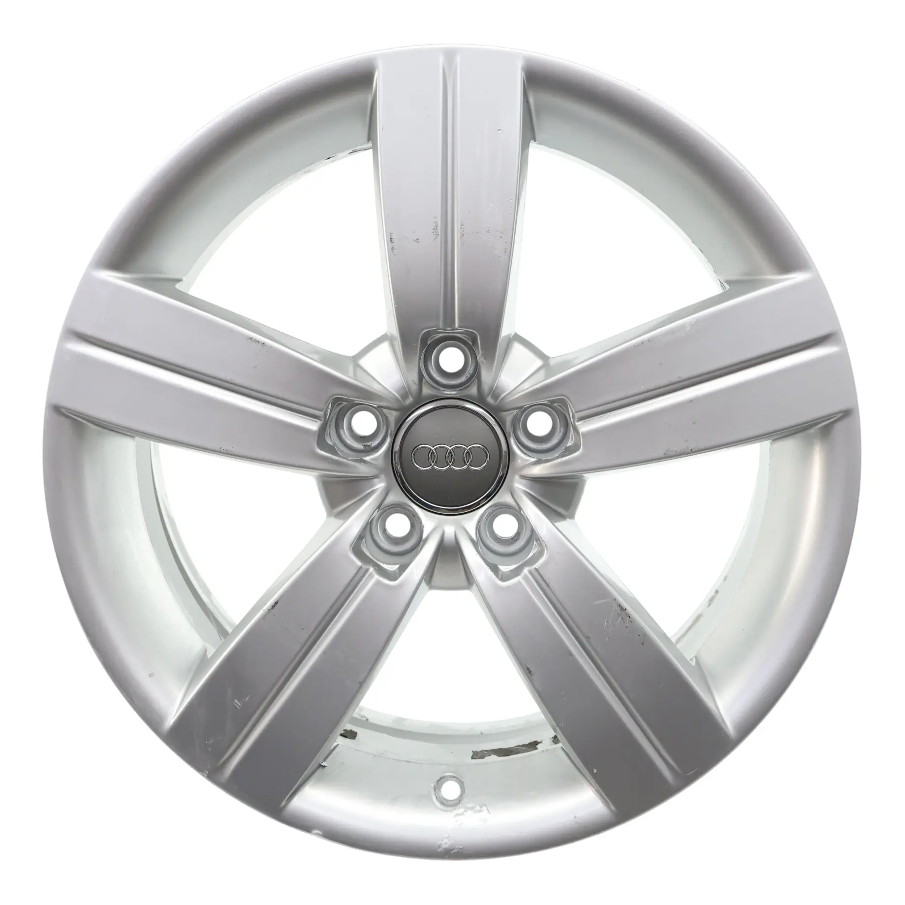 Audi TT Mk2 8J Silver Alloy Wheel Rim 17" ET:47 8J Star Spoke 8J0601025C