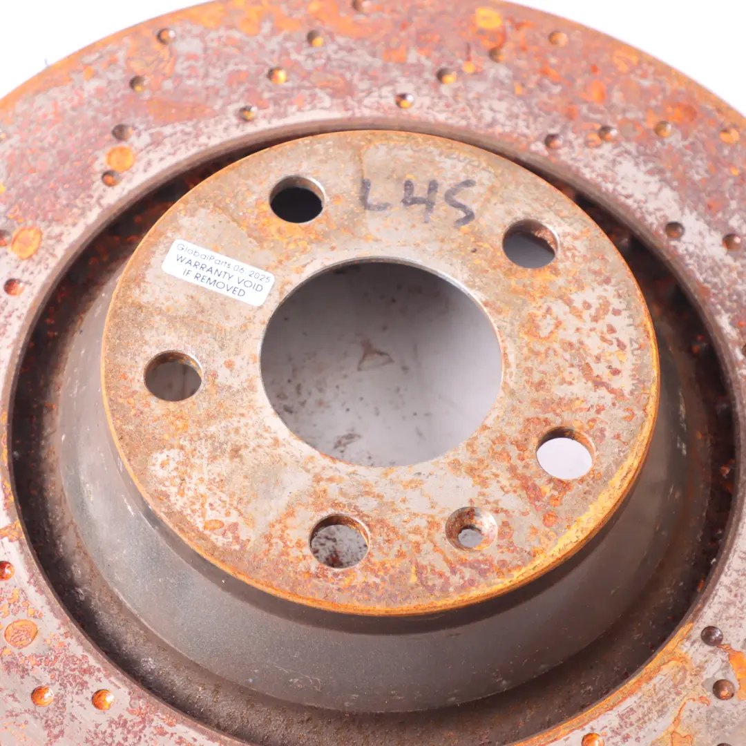 Brake Disc Set Rear Left Right N/O/S Perforated Wheel Disc Audi TT 8J - SKU 8J0615601A - Part number 8J0615601A