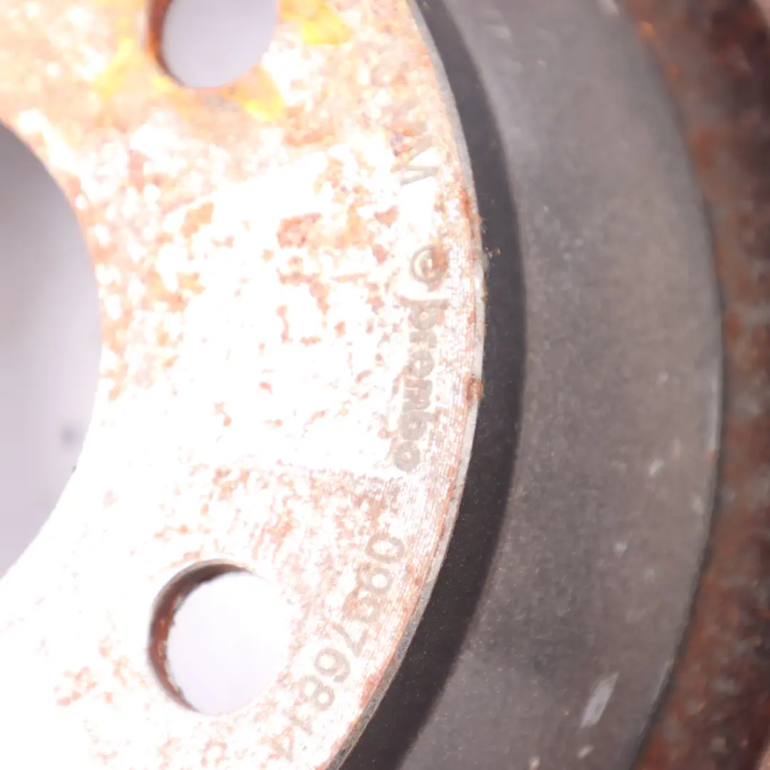 Brake Disc Set Rear Left Right N/O/S Perforated Wheel Disc Audi TT 8J - SKU 8J0615601A - Part number 8J0615601A