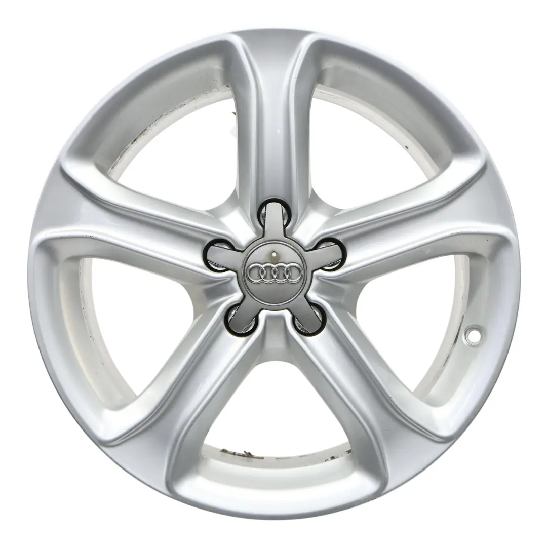 Audi A4 B8 8K Silver Wheel Alloy Rim 17" ET:45 7,5J Star Spoke 8K0601025CE