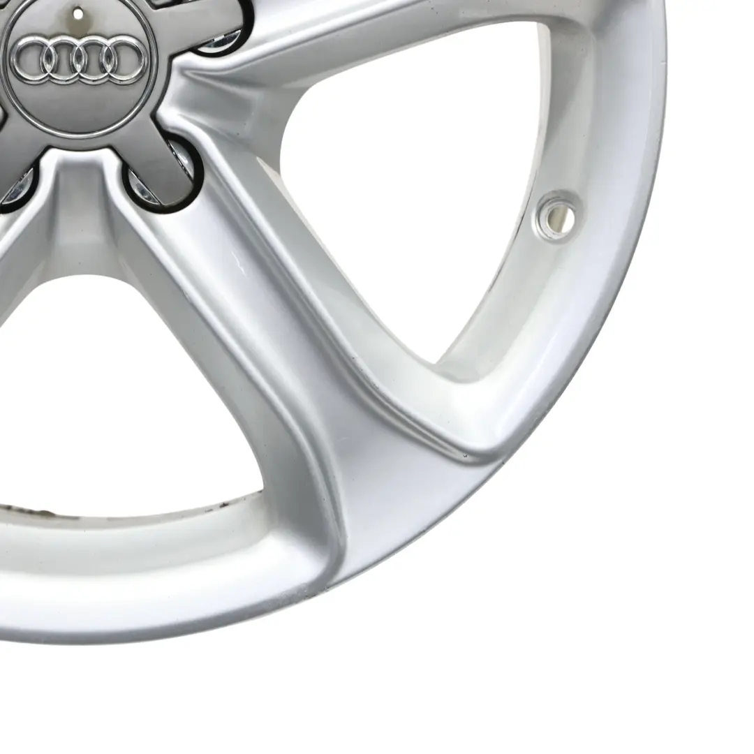 Audi A4 B8 8K Silver Wheel Alloy Rim 17" ET:45 7,5J Star Spoke 8K0601025CE