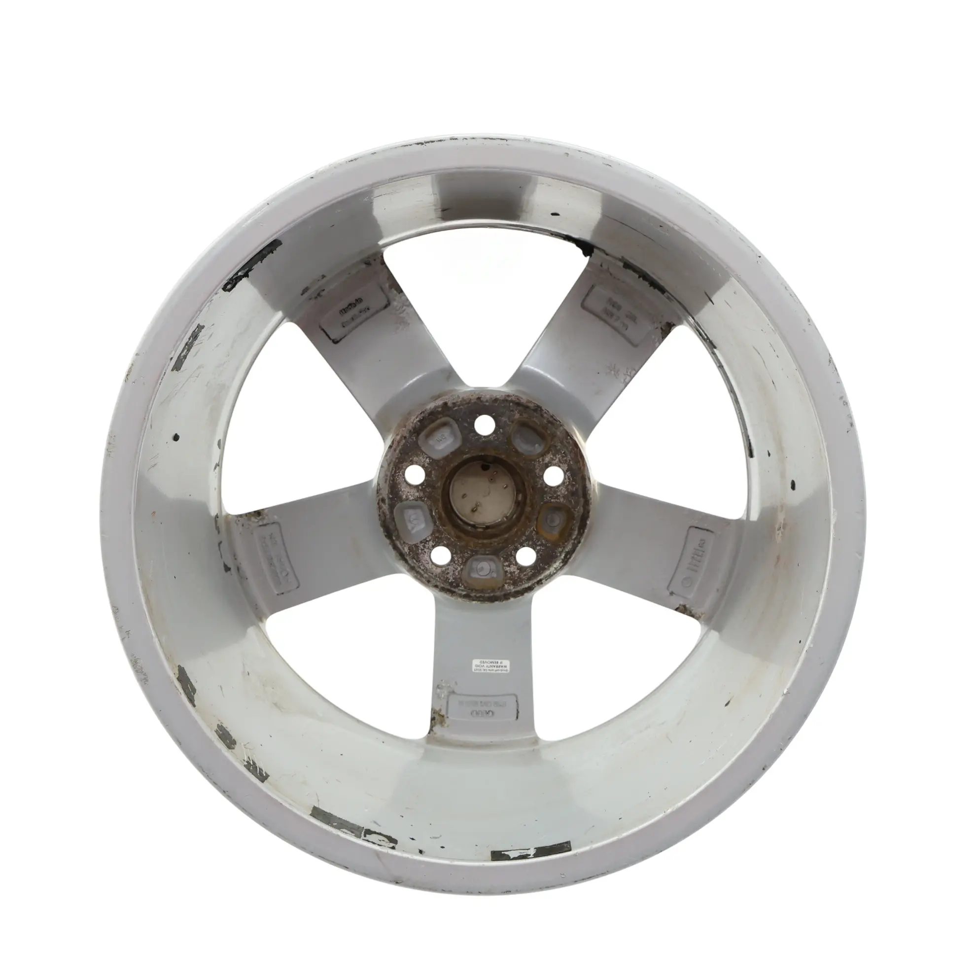 Audi A4 B8 8K Silver Wheel Alloy Rim 18" ET:47 8J Star Spoke 8K0601025Q