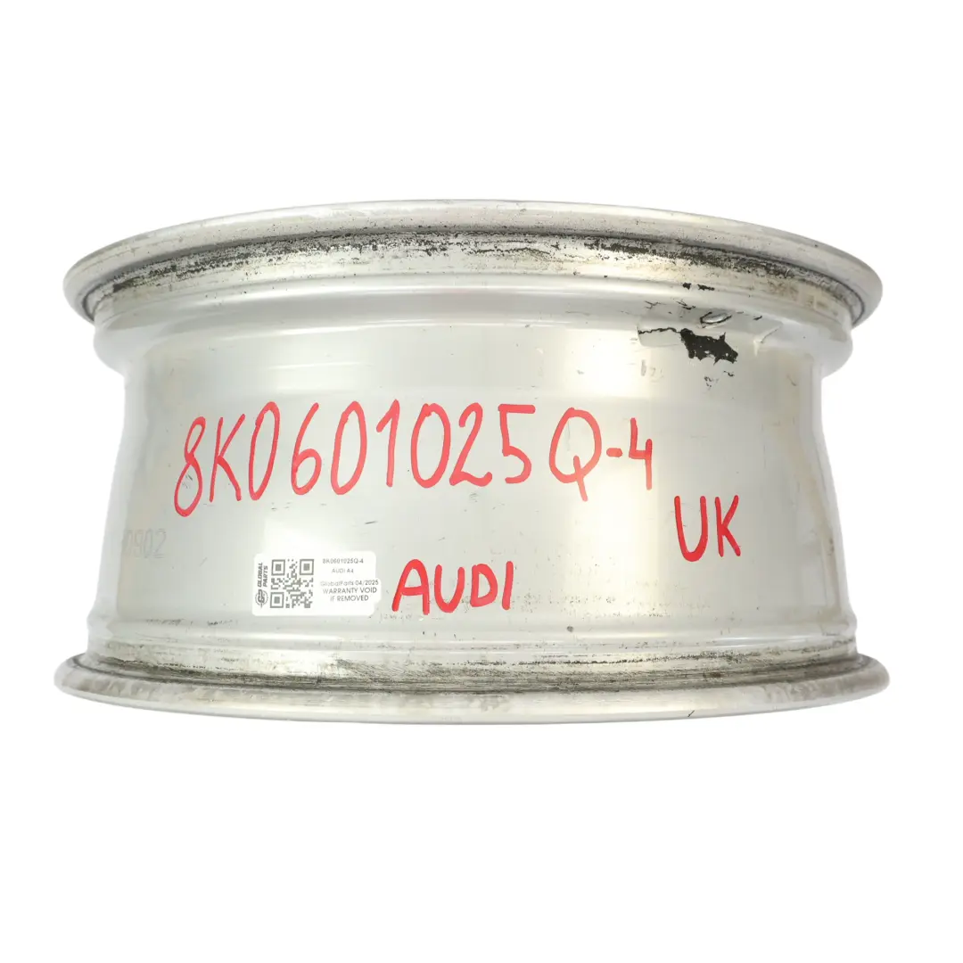 Audi A4 B8 8K Silver Wheel Alloy Rim 18" ET:47 8J Star Spoke 8K0601025Q