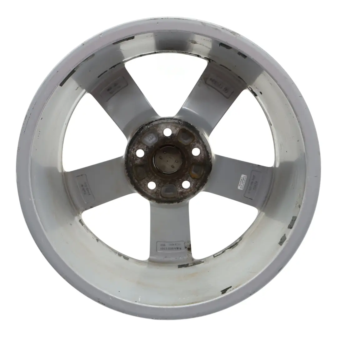 Audi A4 B8 8K Silver Wheel Alloy Rim 18" ET:47 8J Star Spoke 8K0601025Q