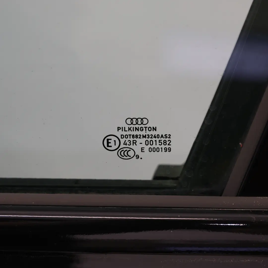 Audi A4 B8 Front Door Left N/S Phantom Black Pearl Effect - Z9Y