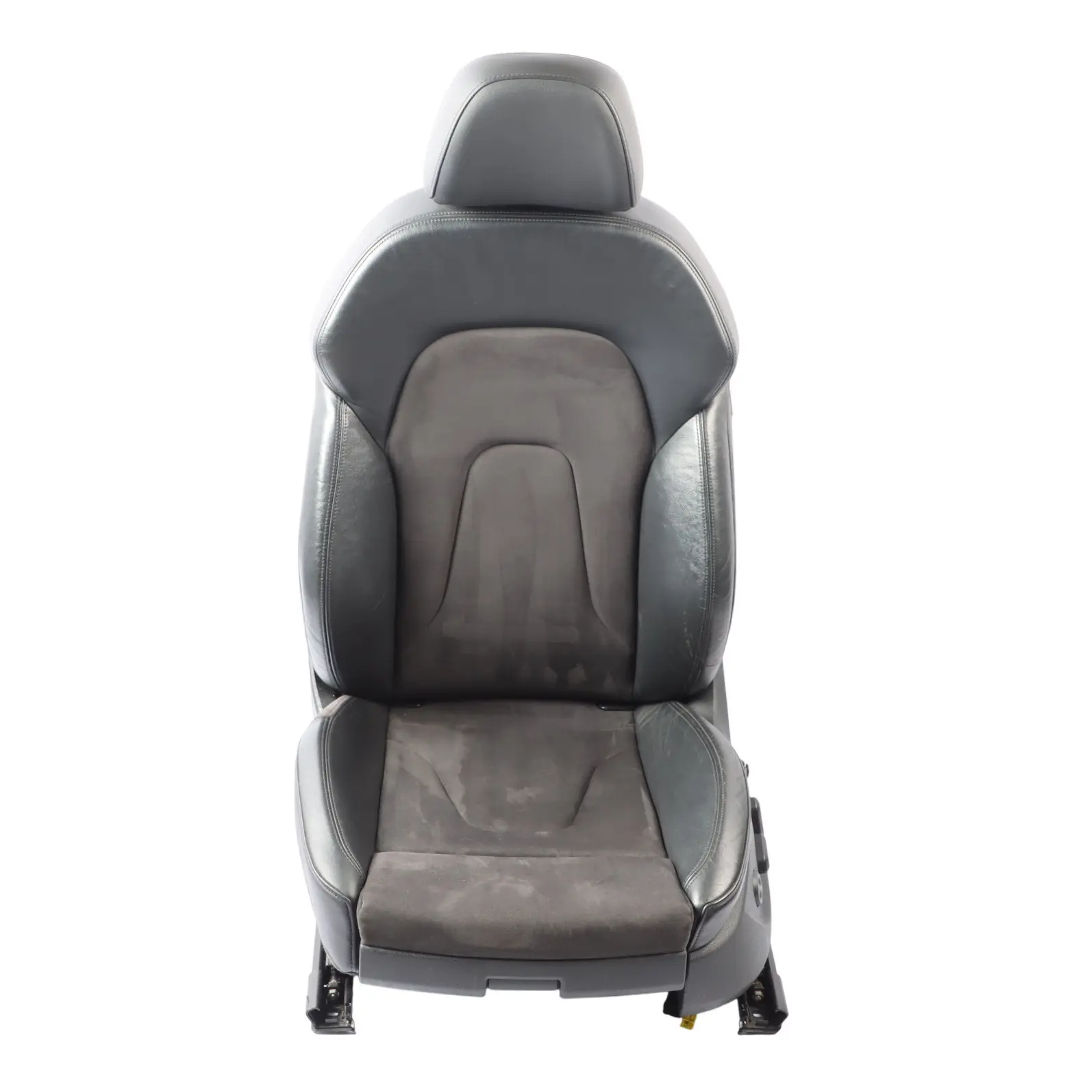 Audi S4 B8 Front Seat Electric Black Leather Alcantara Left N/S 8K0881805BE