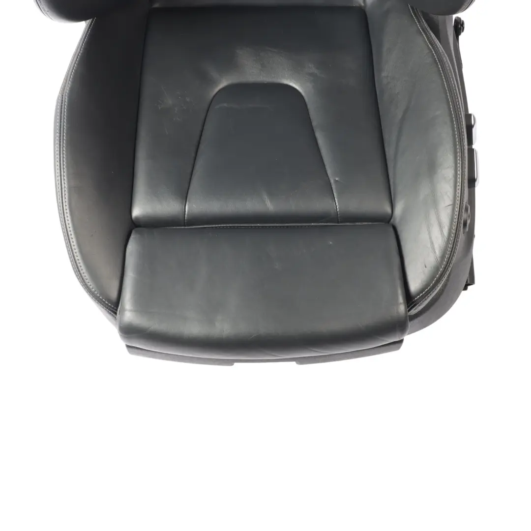 Audi S4 B8 Avant Sport Front Seat Heated Electric Left N/S Leather Soul Black