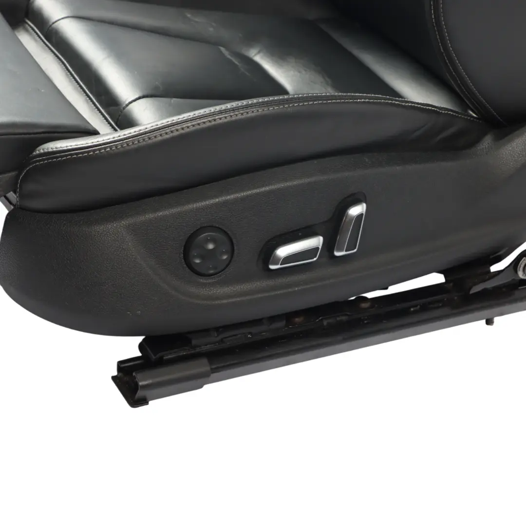 Audi S4 B8 Avant Sport Front Seat Heated Electric Left N/S Leather Soul Black