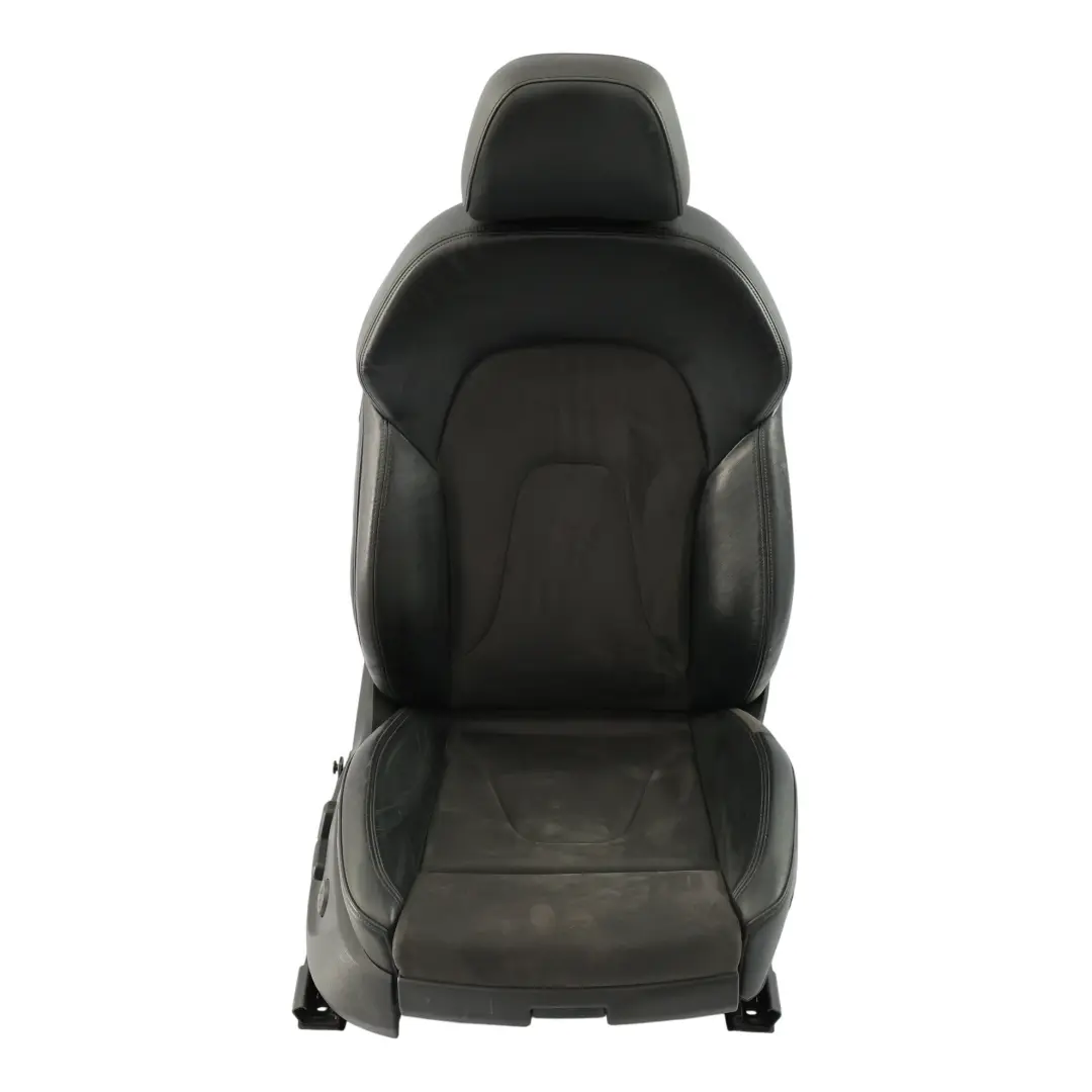 Front Left N/S Interior Electric Black Leather Alcantara Audi S4 B8 Sport Seat - SKU 8K0881806J-1 - Part number 8K0881806J