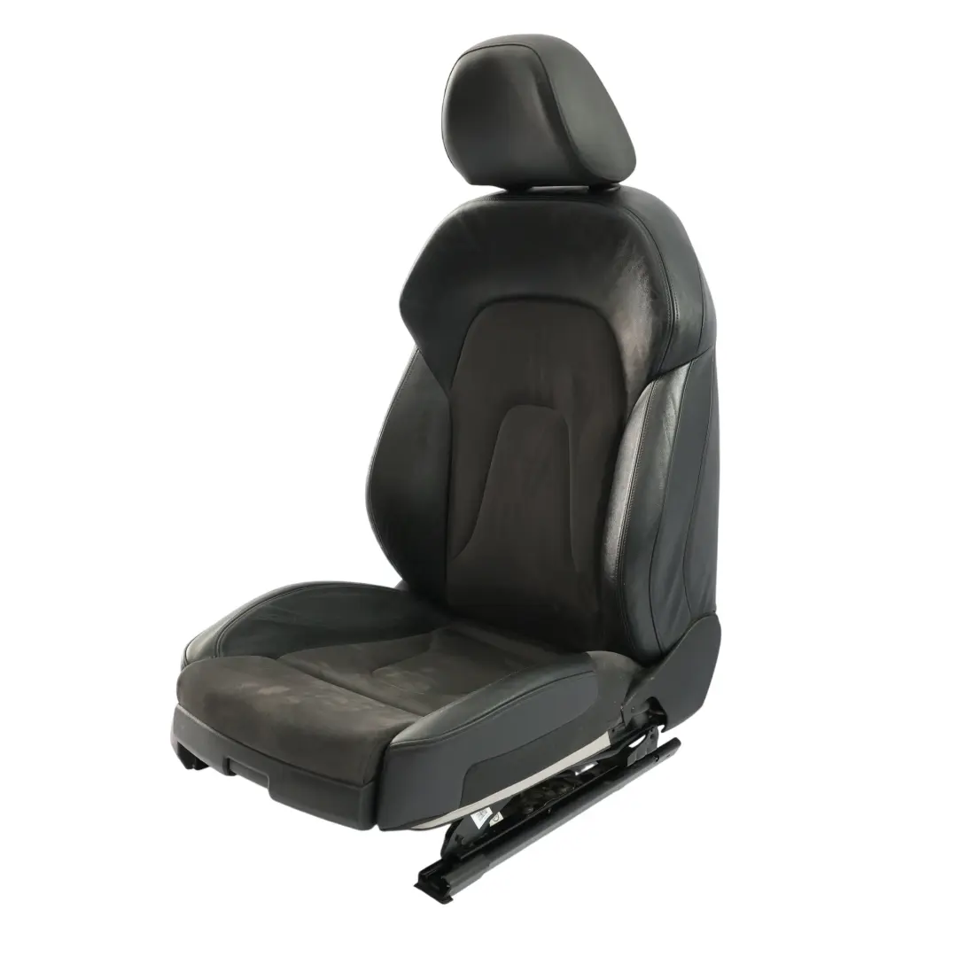 Front Left N/S Interior Electric Black Leather Alcantara Audi S4 B8 Sport Seat - SKU 8K0881806J-1 - Part number 8K0881806J