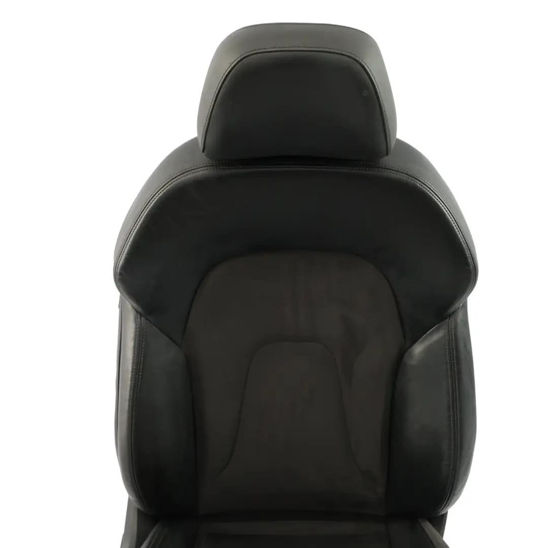 Front Left N/S Interior Electric Black Leather Alcantara Audi S4 B8 Sport Seat - SKU 8K0881806J-1 - Part number 8K0881806J