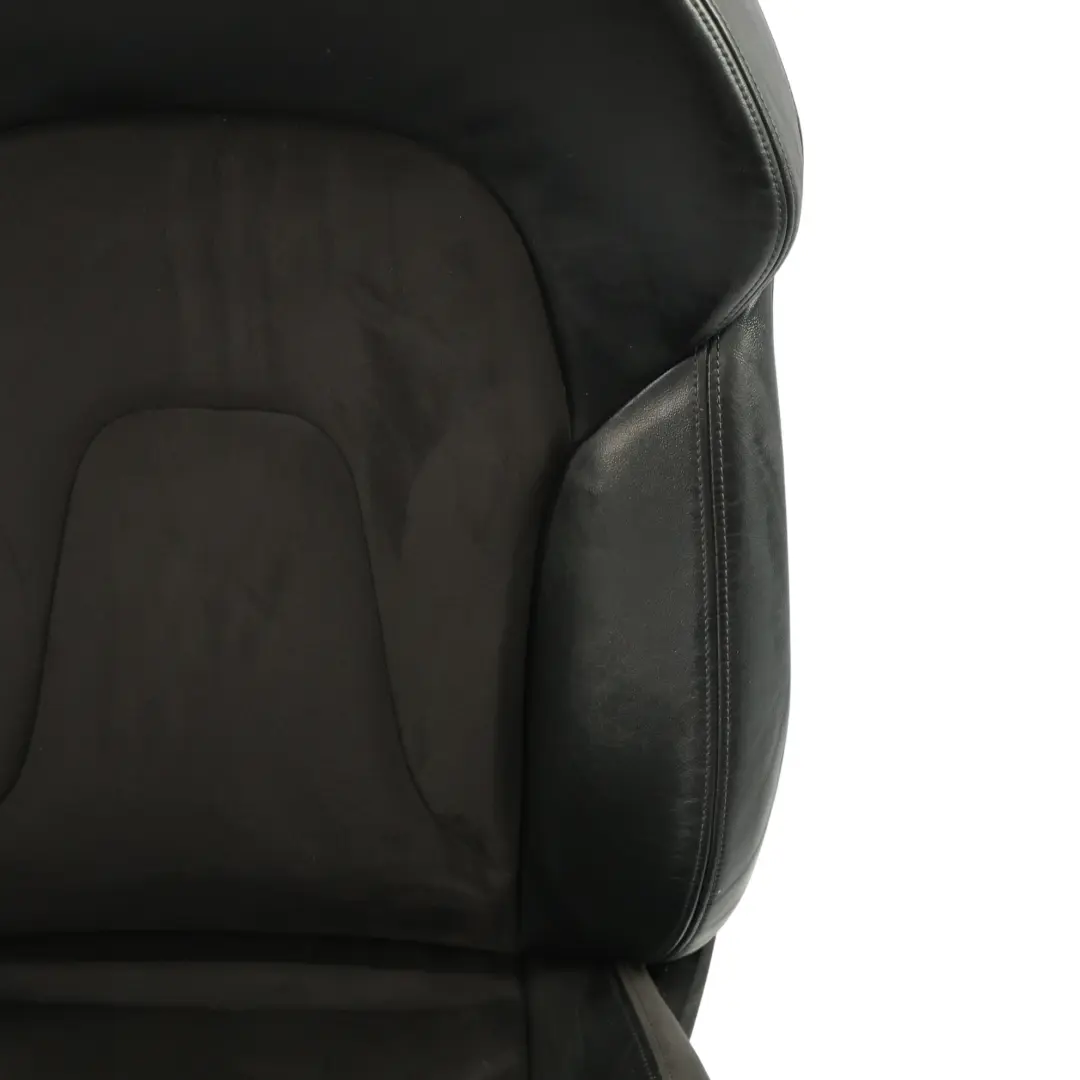 Front Left N/S Interior Electric Black Leather Alcantara Audi S4 B8 Sport Seat - SKU 8K0881806J-1 - Part number 8K0881806J