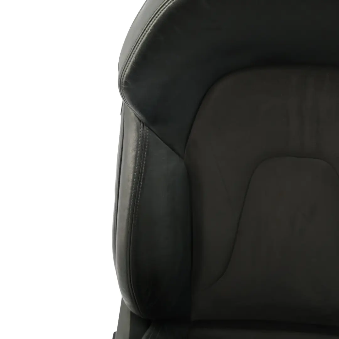 Front Left N/S Interior Electric Black Leather Alcantara Audi S4 B8 Sport Seat - SKU 8K0881806J-1 - Part number 8K0881806J