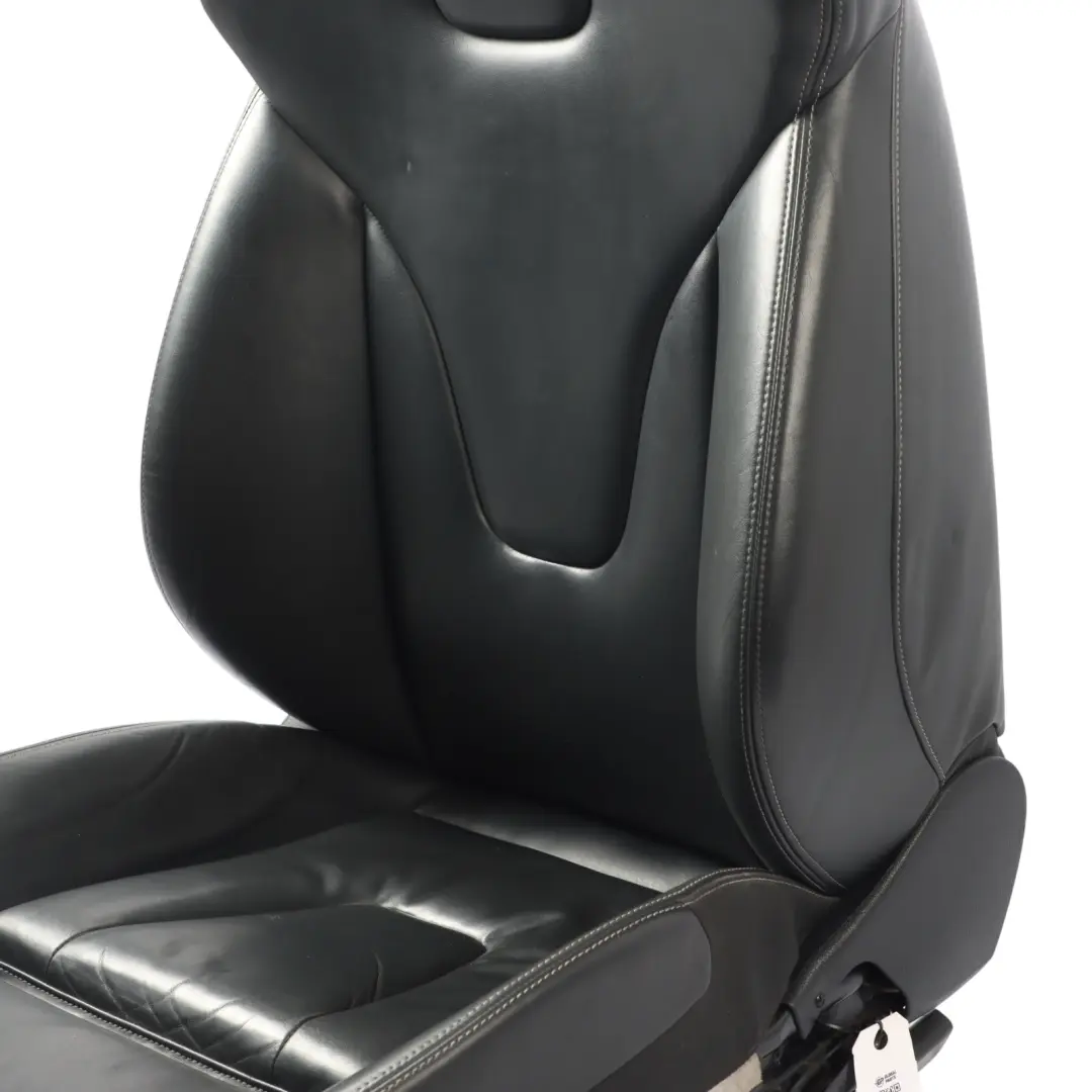 Audi S4 B8 Avant Sport Front Seat Heated Electric Right O/S Leather Soul Black