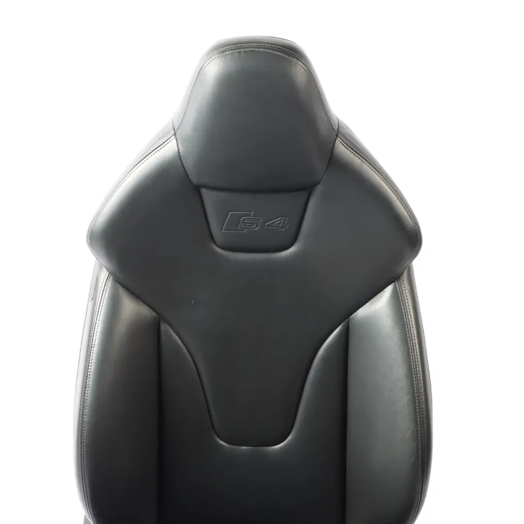 Audi S4 B8 Avant Sport Front Seat Heated Electric Right O/S Leather Soul Black
