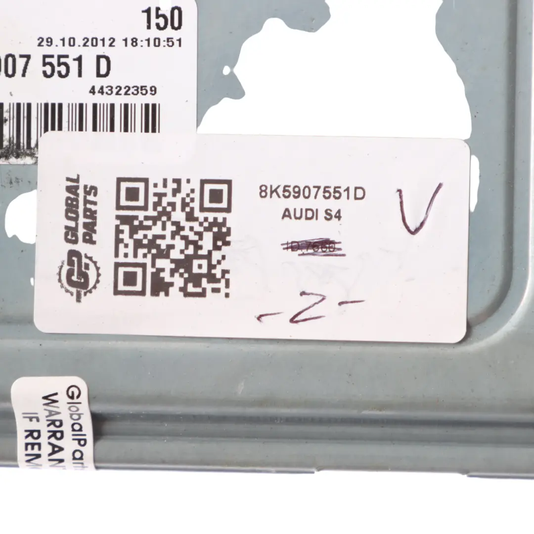 Audi S4 B8 3.0 TFSI CGWC Quattro 333HP Engine ECU 8K5907551D Automatic
