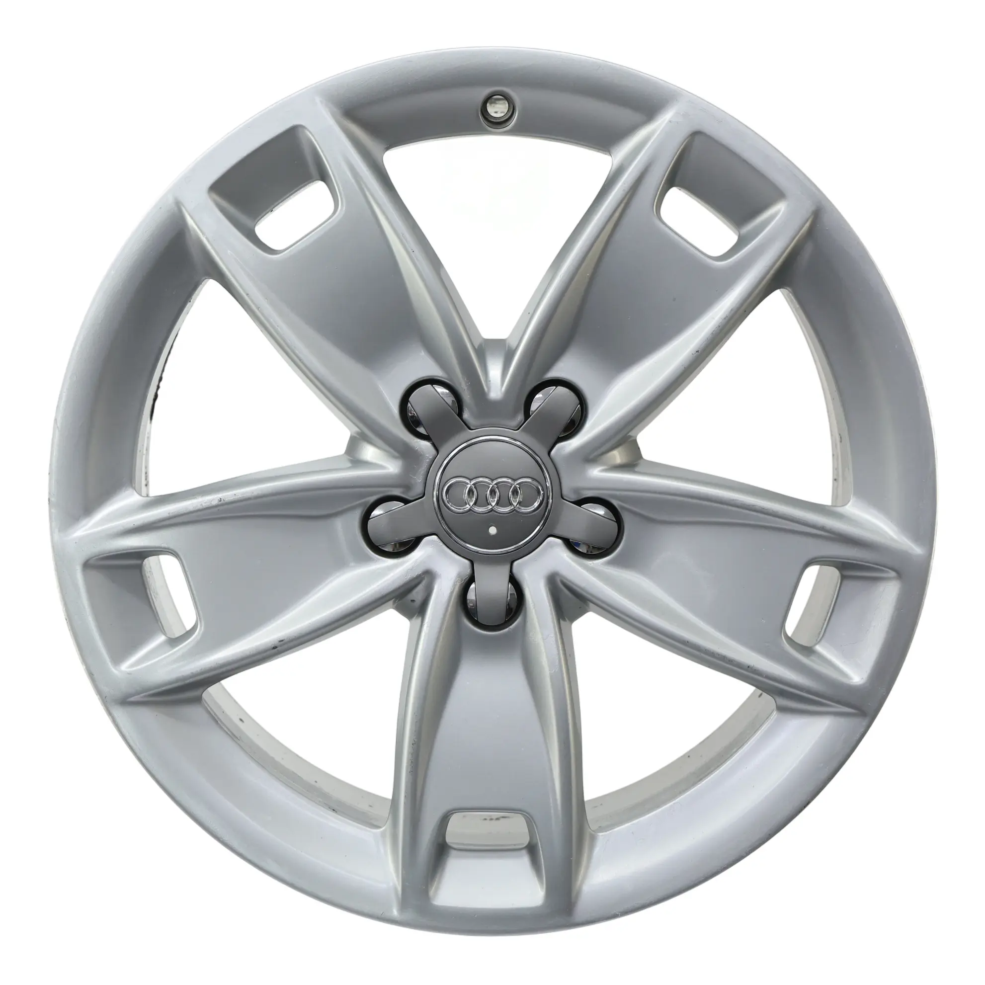 Audi A3 8P Silver Wheel Alloy Rim 17" 7,5J ET:56 Star Spoke 8P0601025BL