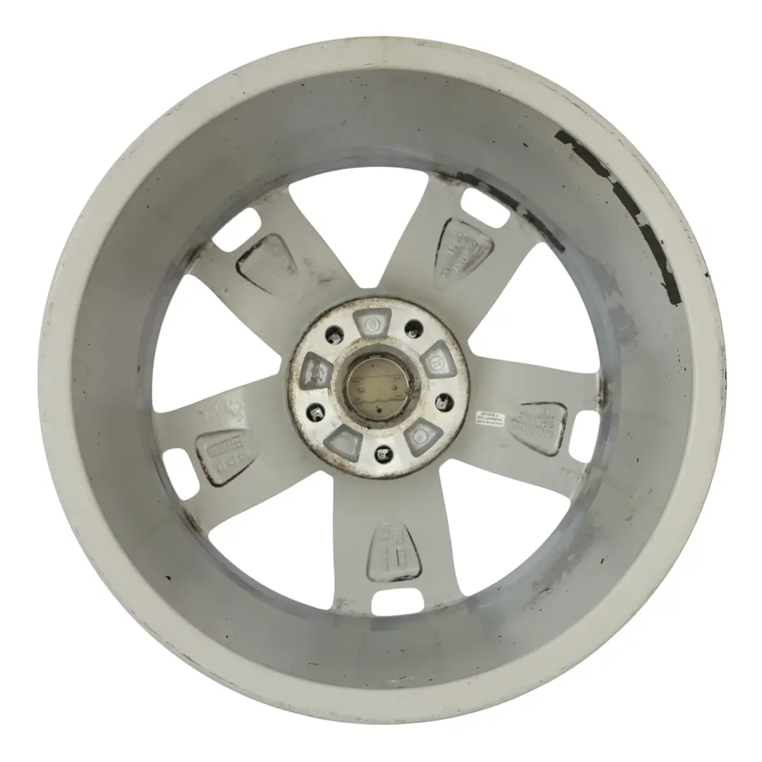 Jante argentée en alliage 17" 7,5J ET:56 Star Spoke Audi A3 8P - SKU 8P0601025BL-1 - Numéro de pièce 8P0601025BL