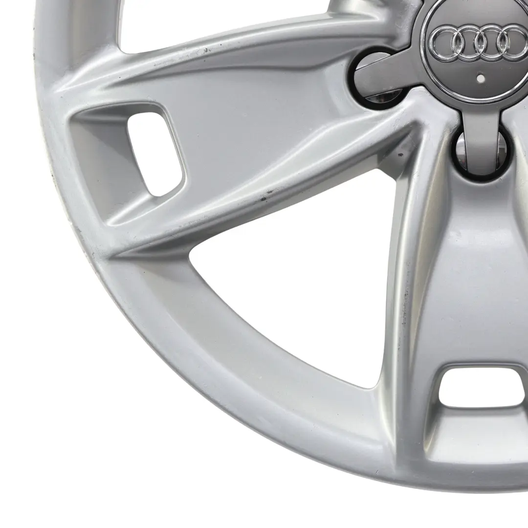 Jante argentée en alliage 17" 7,5J ET:56 Star Spoke Audi A3 8P - SKU 8P0601025BL-1 - Numéro de pièce 8P0601025BL