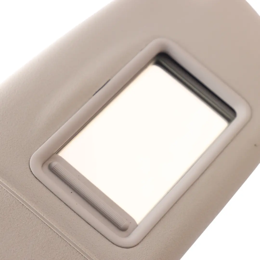 Front Sun Visor Shade Mirror Panel Right O/S Light Grey Audi A3 S3 8P - SKU 8P0857552 - Part number 8P0857552