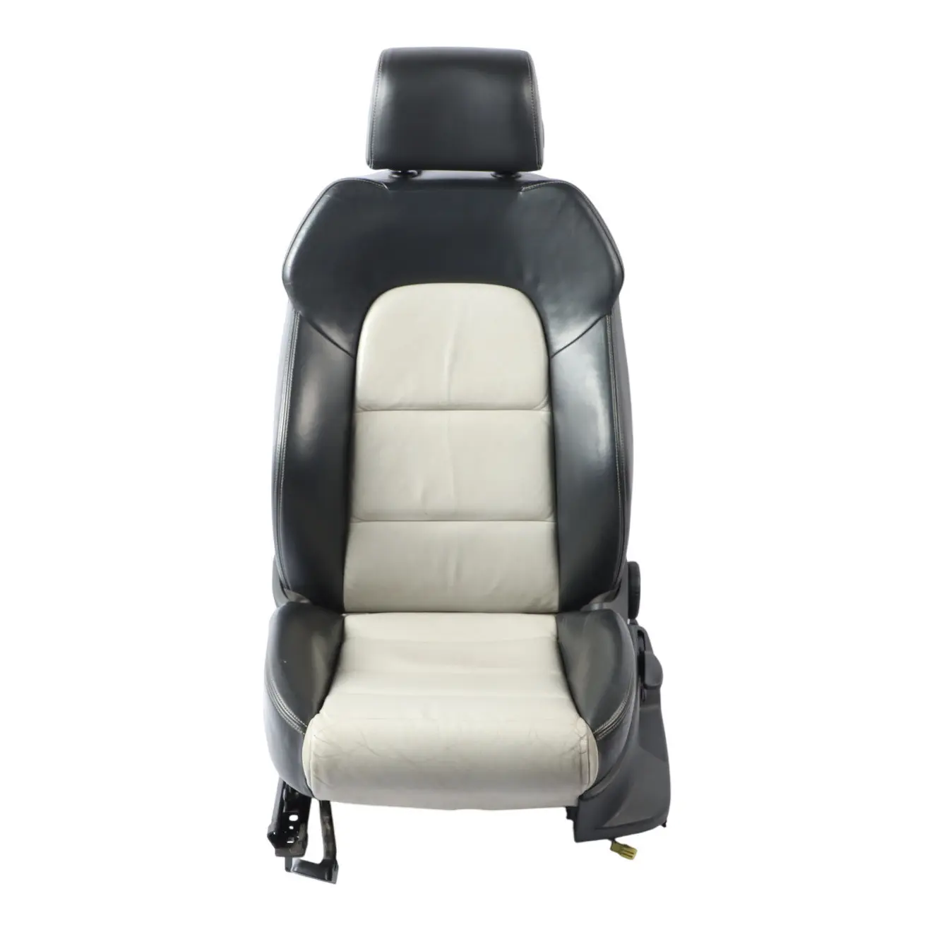 Audi A3 8P 5D Front Seat Interior Heated Left N/S Leather Black Silver