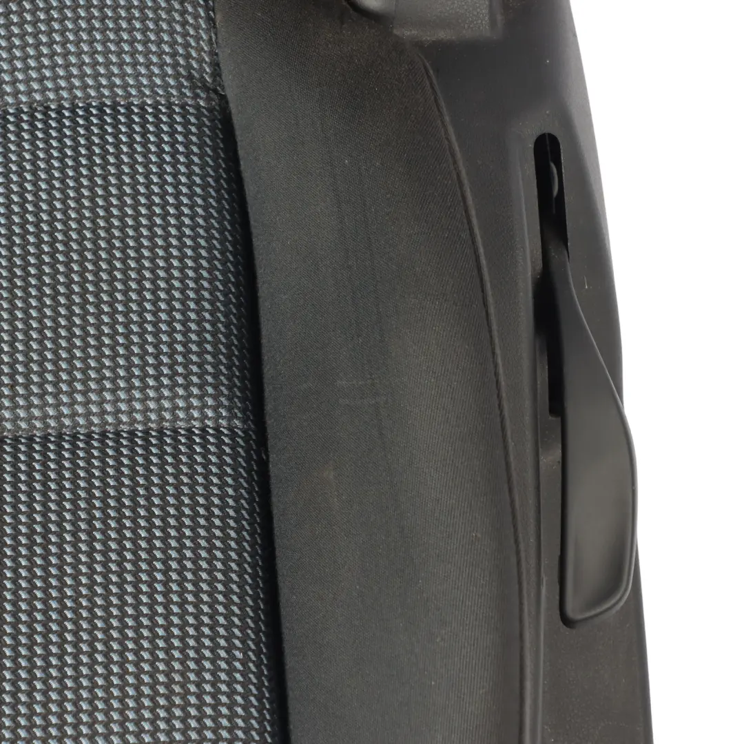 Audi A3 8P Front Seat Interior Seat Left N/S Cloth Fabric Black Silver