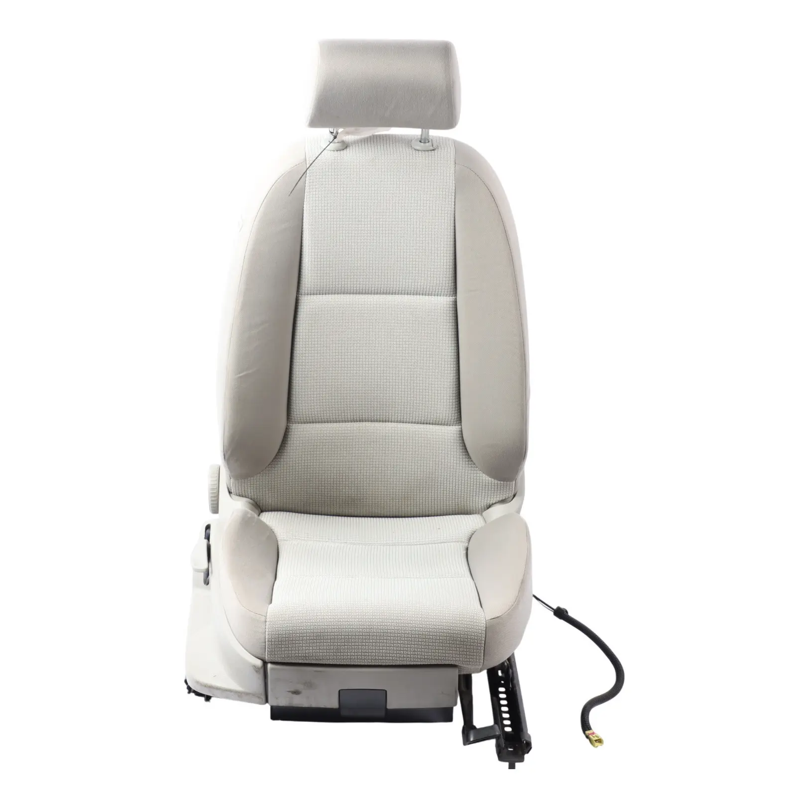 Audi A3 8P Front Seat Interior Right O/S Cloth Light Platinium Grey