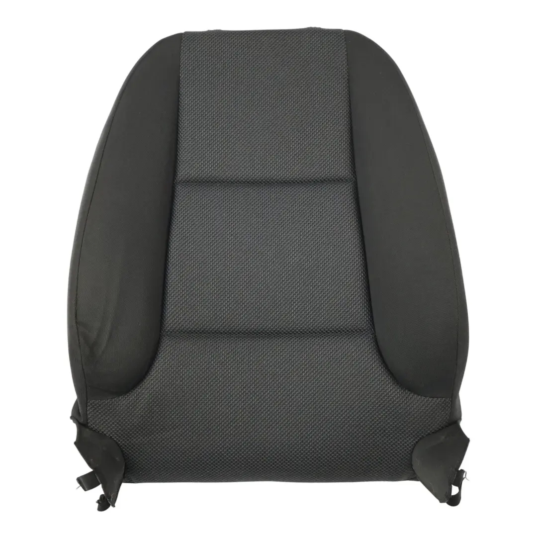 Audi A3 8P Front Seat Backrest Back Cover Right O/S Cloth Fabric Frequenz Black