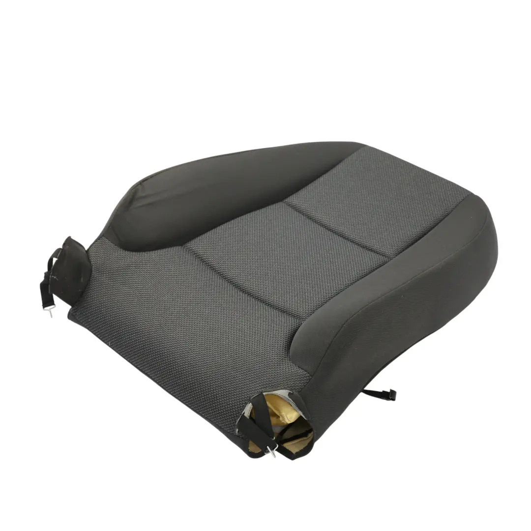 Audi A3 8P Front Seat Backrest Back Cover Right O/S Cloth Fabric Frequenz Black