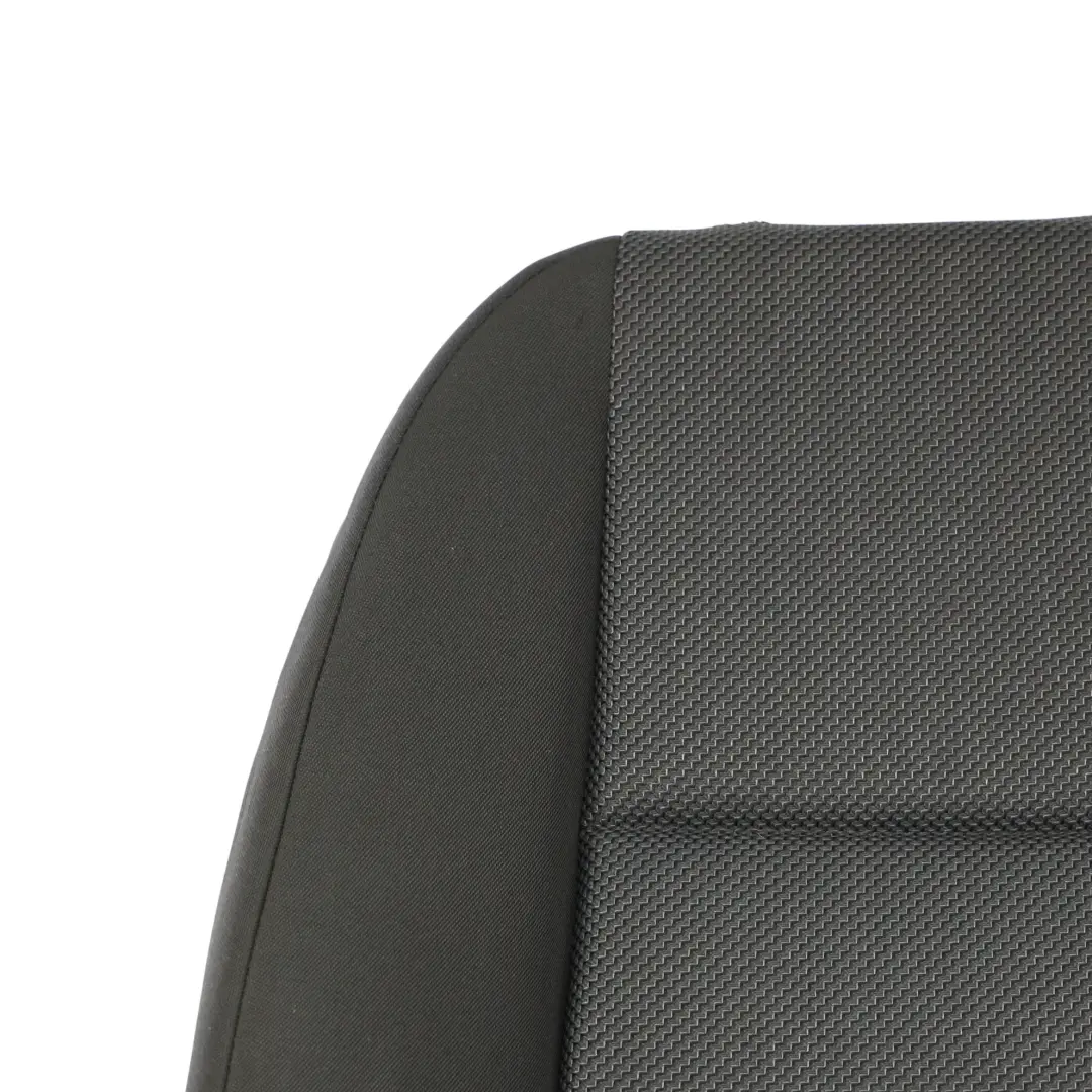 Audi A3 8P Front Seat Backrest Back Cover Right O/S Cloth Fabric Frequenz Black
