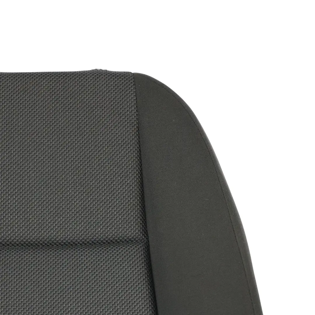 Audi A3 8P Front Seat Backrest Back Cover Right O/S Cloth Fabric Frequenz Black
