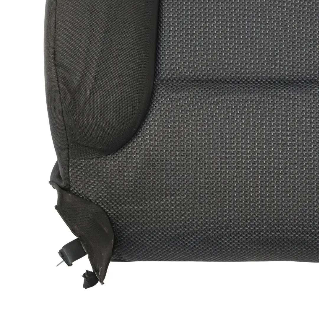 Audi A3 8P Front Seat Backrest Back Cover Right O/S Cloth Fabric Frequenz Black