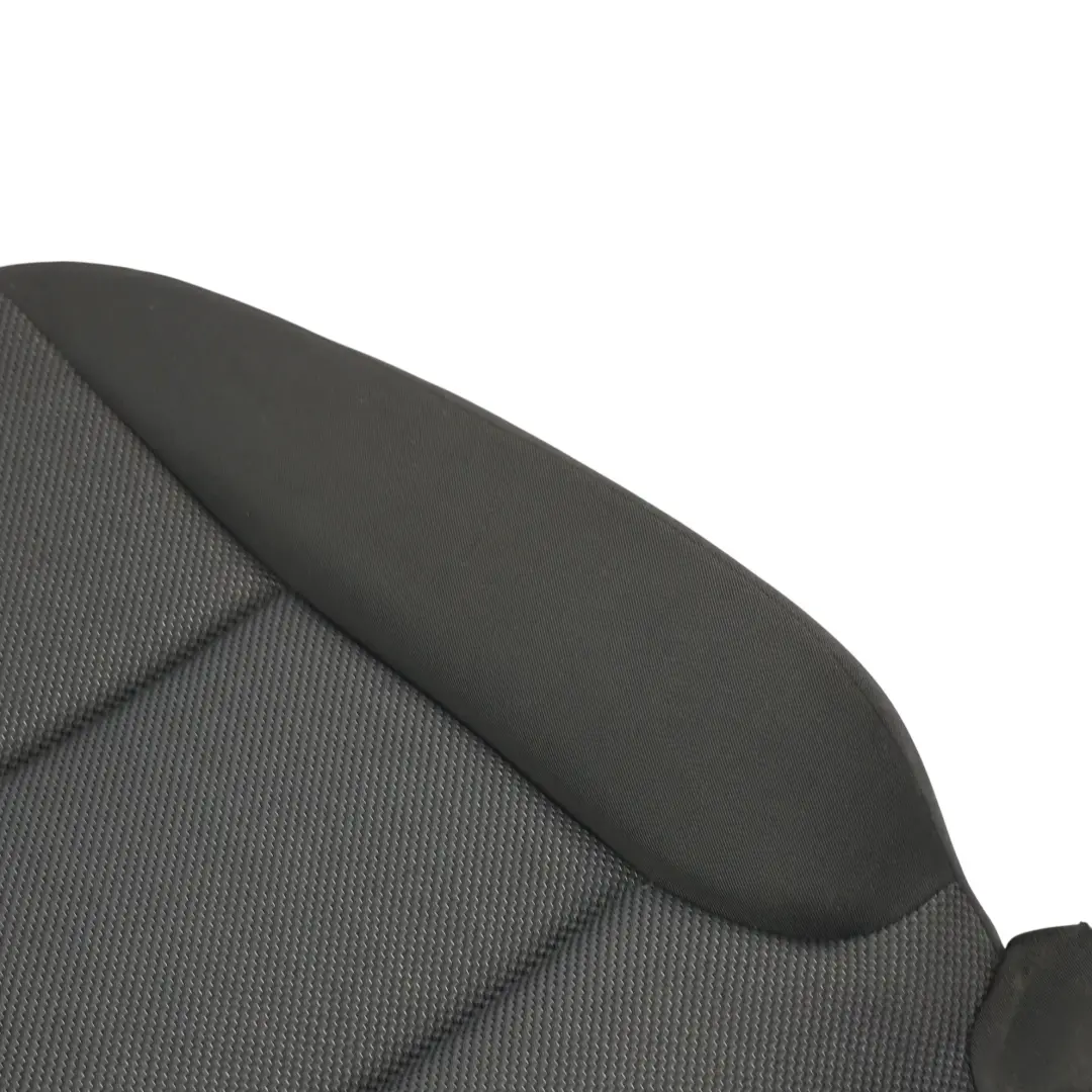 Audi A3 8P Front Seat Backrest Back Cover Right O/S Cloth Fabric Frequenz Black