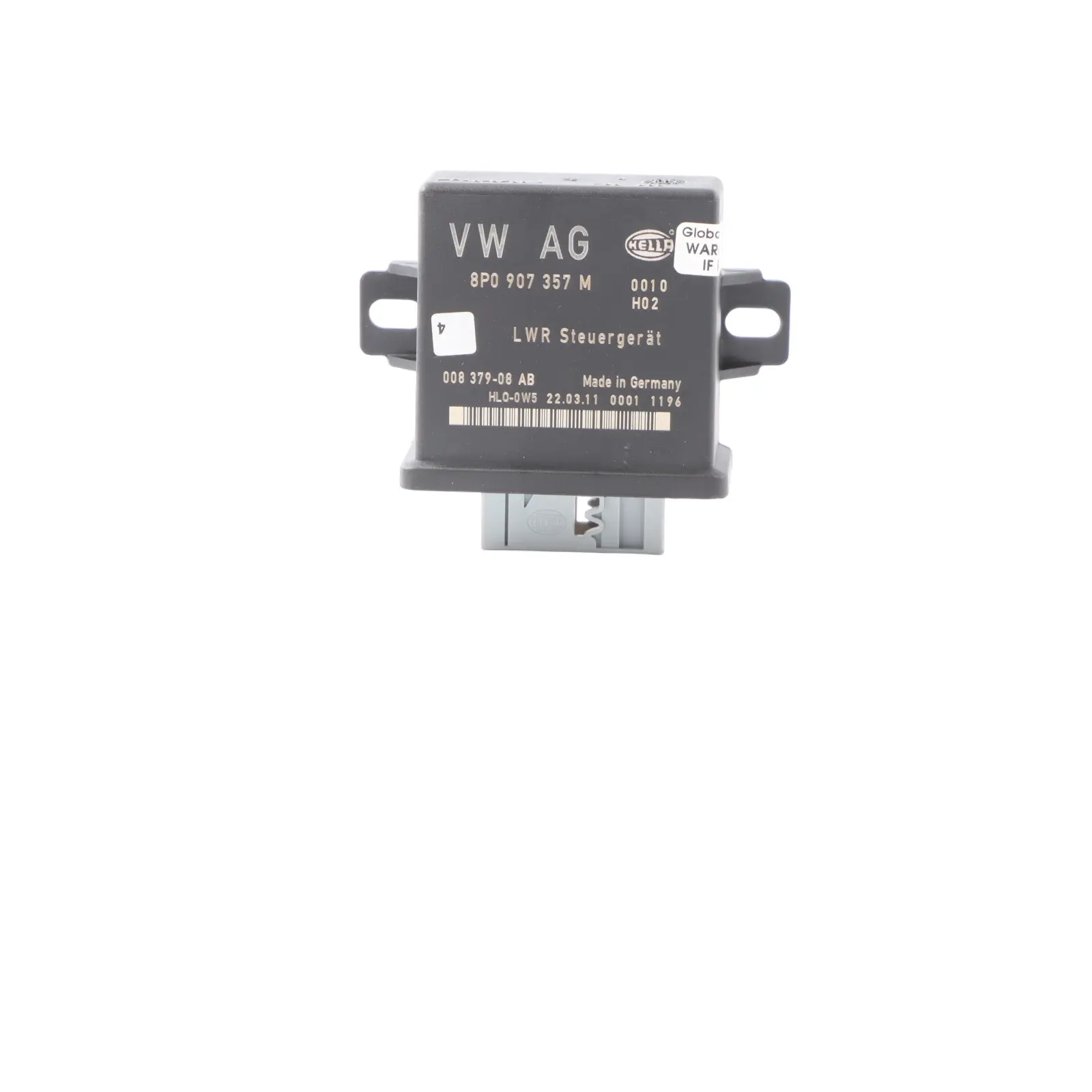 Audi A6 C6 Headlight Lamp Range Control Module Unit ECU 8P0907357M