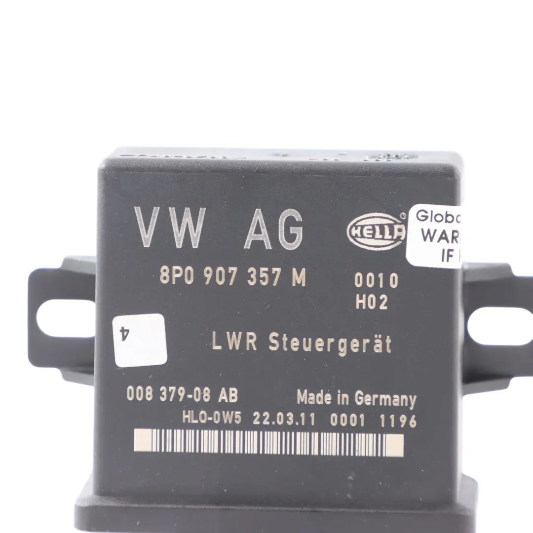 Audi A6 C6 Headlight Lamp Range Control Module Unit ECU 8P0907357M
