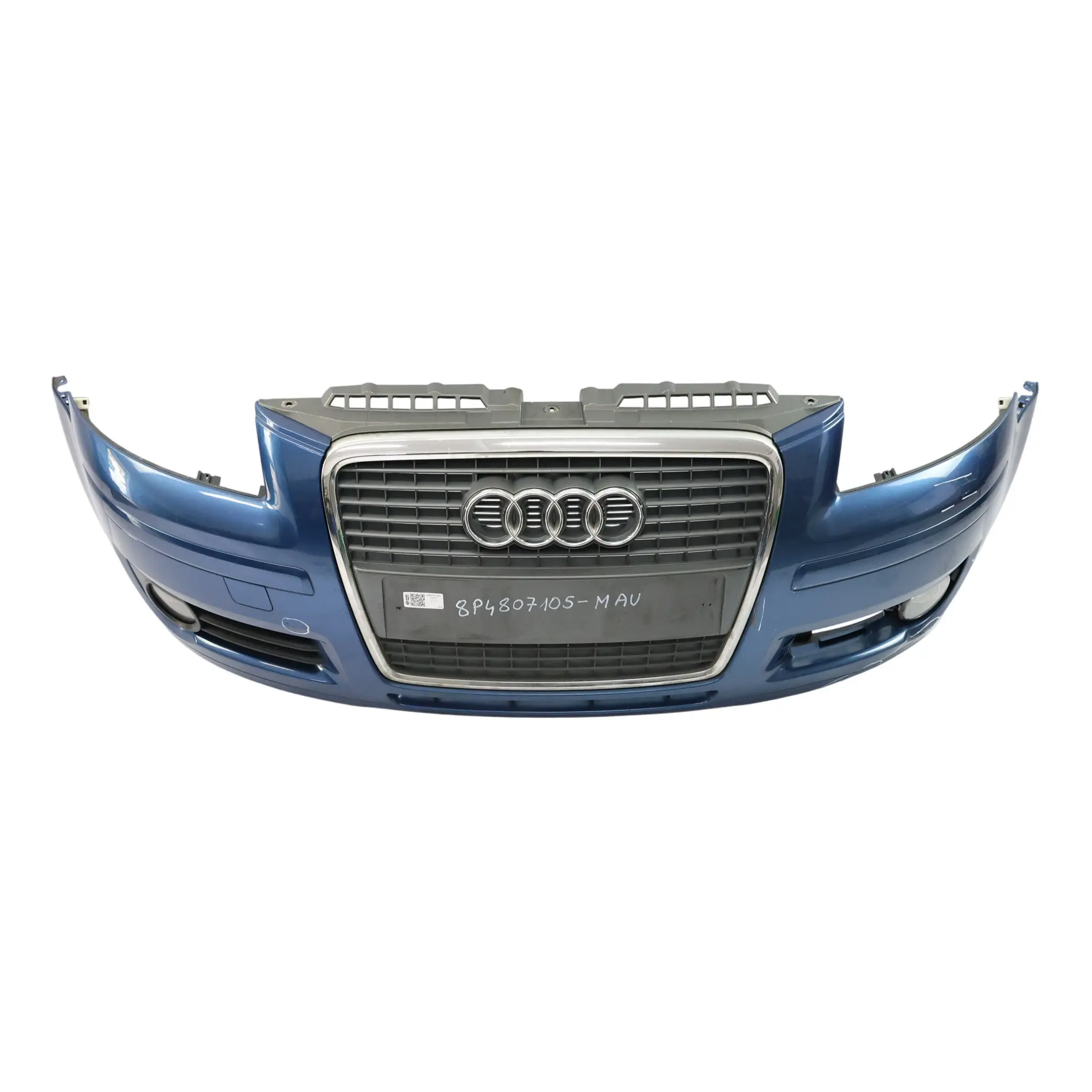 Audi A3 8P Front Bumper Trim Panel Cover Mauritiusblau Perleffekt Blue - Z5C